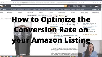 Amazon PPC - Conversion Rate Optimization