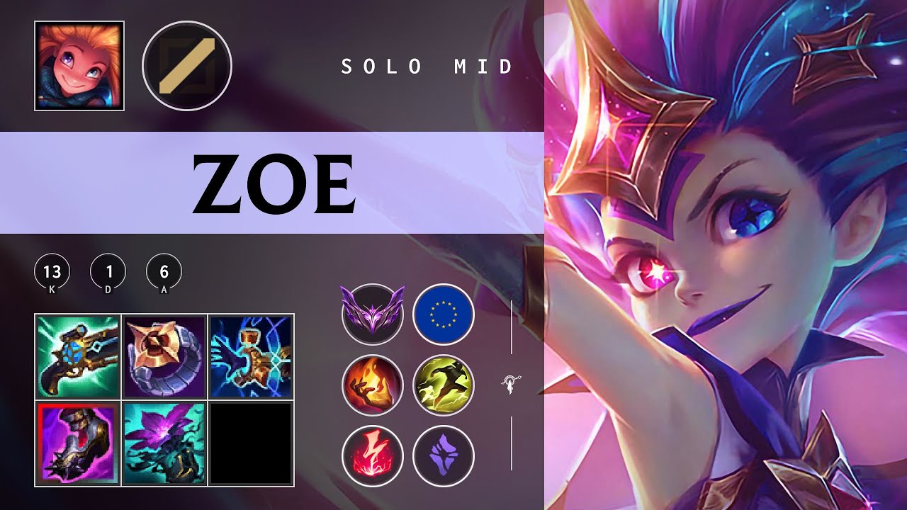 Zoe Mid vs Zilean - EUW Master Patch 25.24