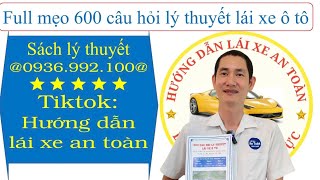Mẹo chọn đáp án nhanh : 5 bước giải sa hình - Thầy Tâm ( Sách mẹo lý thuyết : 0936.992.100 ).