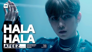 ATEEZ (에이티즈) ‘HALA HALA (Hearts Awakened, Live Alive)’ - Line Distribution