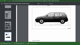 VW Jetta MK4 Service Manual Download - English