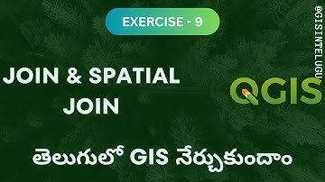 How to do Spatial Join in QGIS || GIS in Telugu