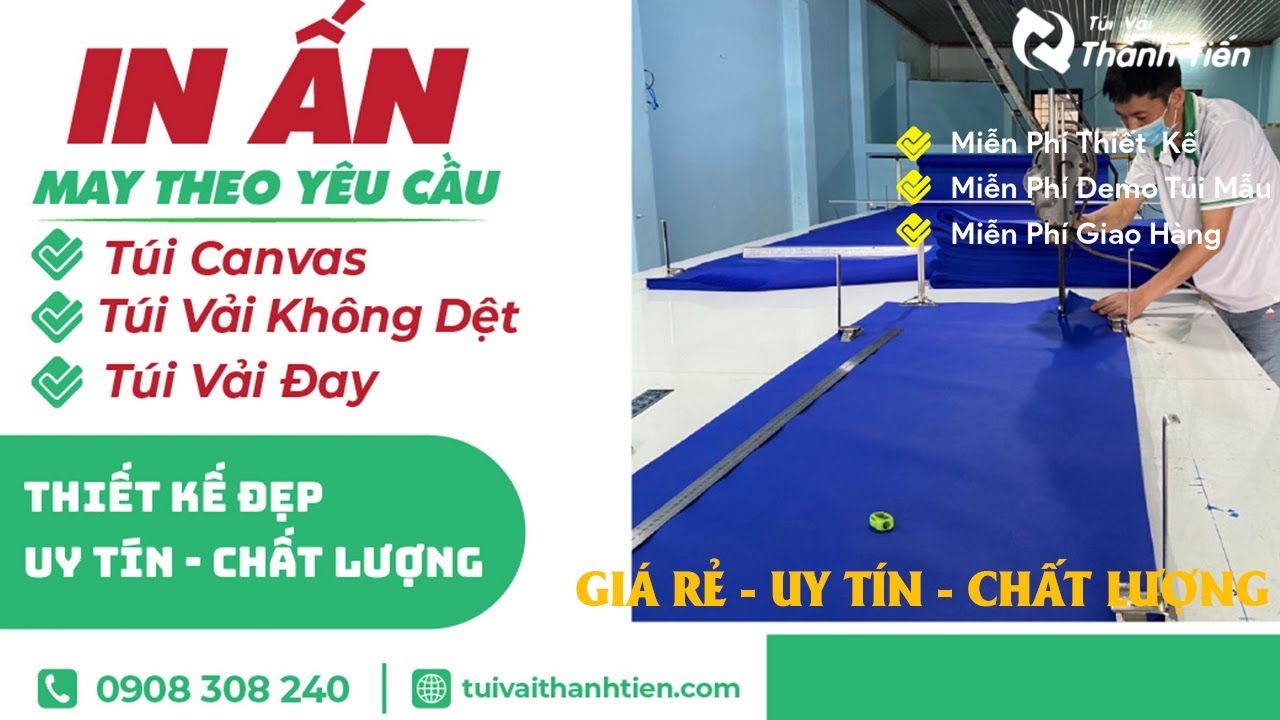 Xưởng may và in túi vải không dệt uy tìn HCM|... - youtube