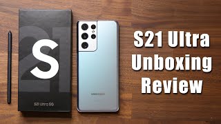 Galaxy S21 Ultra  Unboxing, Setup and Review (Phantom Silver Color)