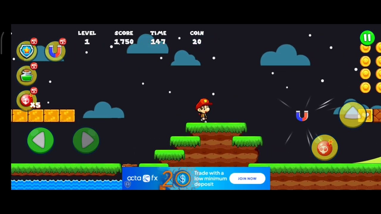gameplay of bo s world level 1 #bobsworld - YouTube