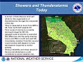 NWS Atlanta Weekly Weather Briefing for July 20, 2023