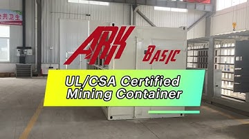 Share the UL listed and CSA certified 40ft mining container running in Kentucky mining containers