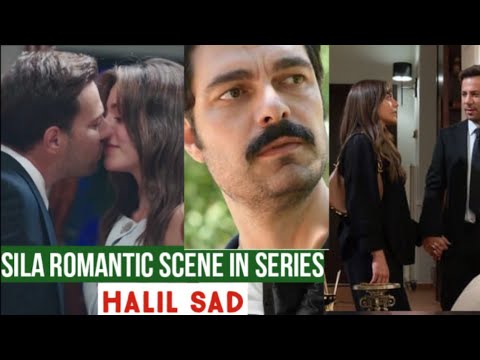 Sila Turkoglu Romantic Scene in Series with Costar !Halil Ibrahim
