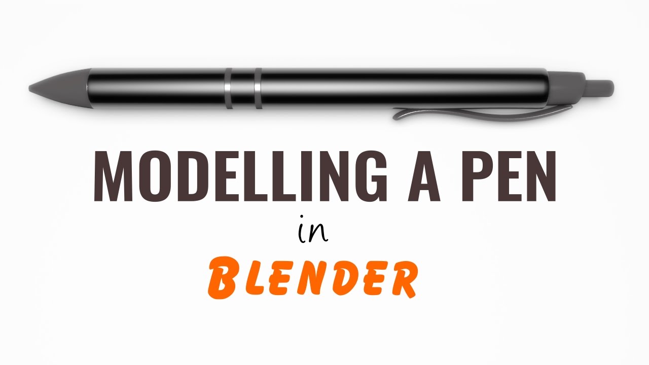 Blender Malayalam How to create a Pen YouTube