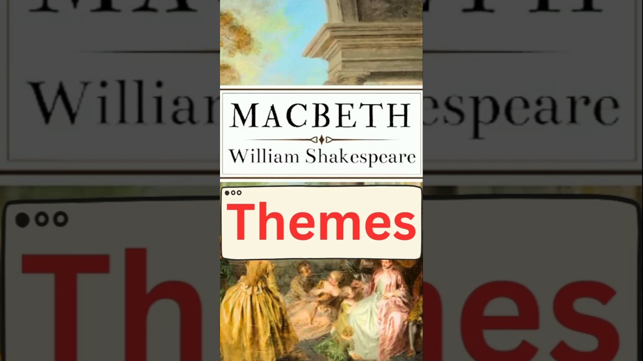 Macbeth by William Shakespeare | Themes | English Literature notes | 