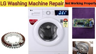 lg front load washing machine not working | repairing errors Le DE1| by Aj Engineering 4,398 views 1 year ago 4 minutes, 18 seconds