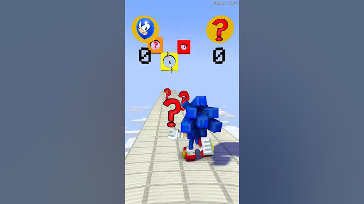 HELP SONIC RUN CHALLENGE ESCAPE FROM BIG BALL with Sonic #minecraft #shorts