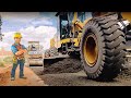 XCMG GR 165 MOTOR GRADER WORKING ROAD CONSTRUCTION | ABC LAYING | CONSTRUCTION LIFE