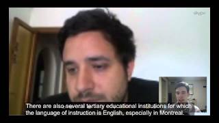 Metropolitan vs Canadian French: Luca Lamparielo interviews Sam Gendreau