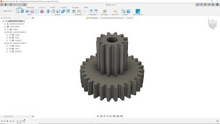 FUSION - 3D Modeling of a Gear (+ Calculating the module)