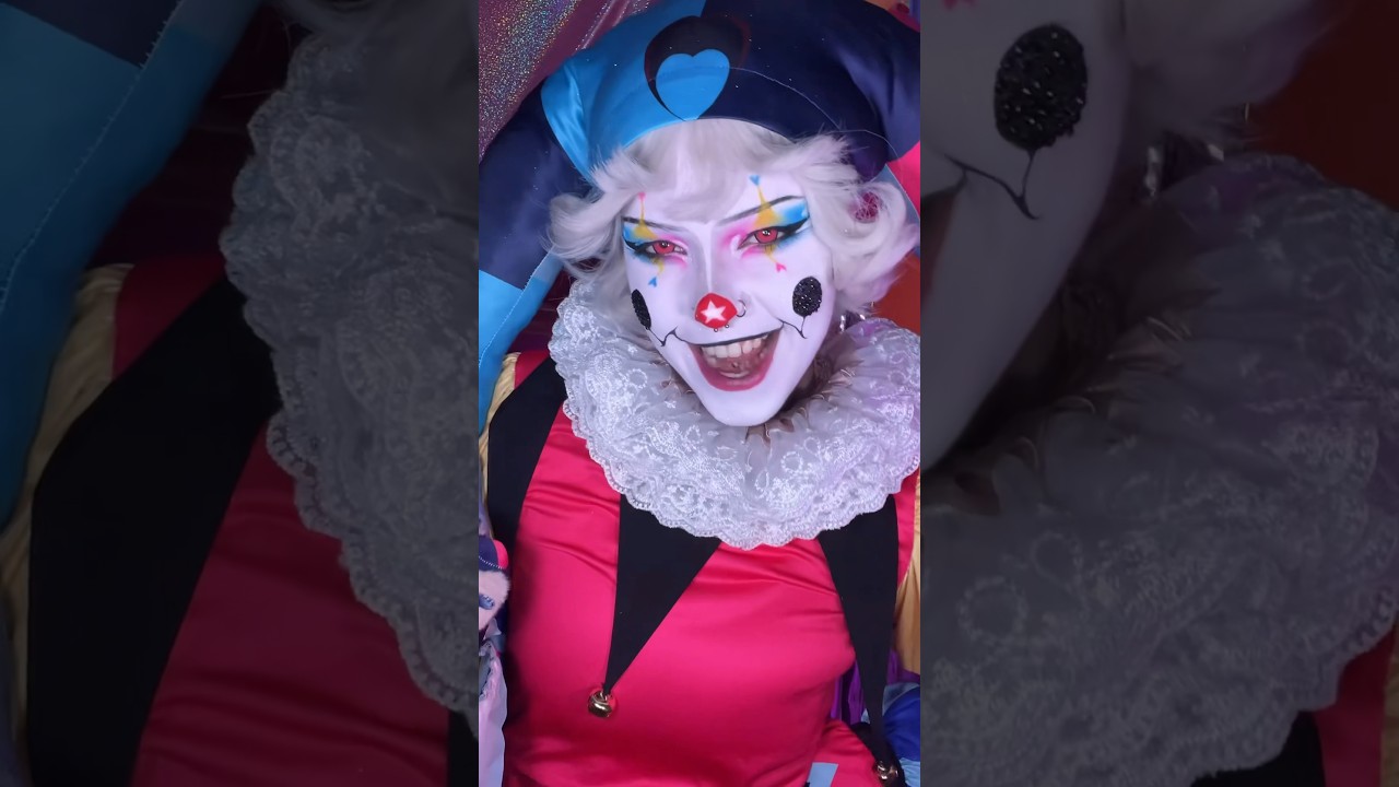 🤡🤡 #makeup #cartoon #helluvaboss #cosplay #fizzarolli