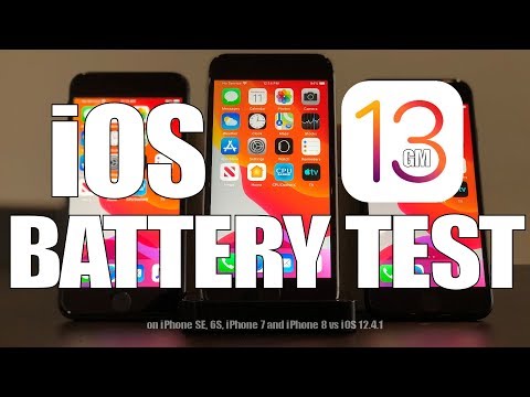 iOS 13 GM Battery Performance Test