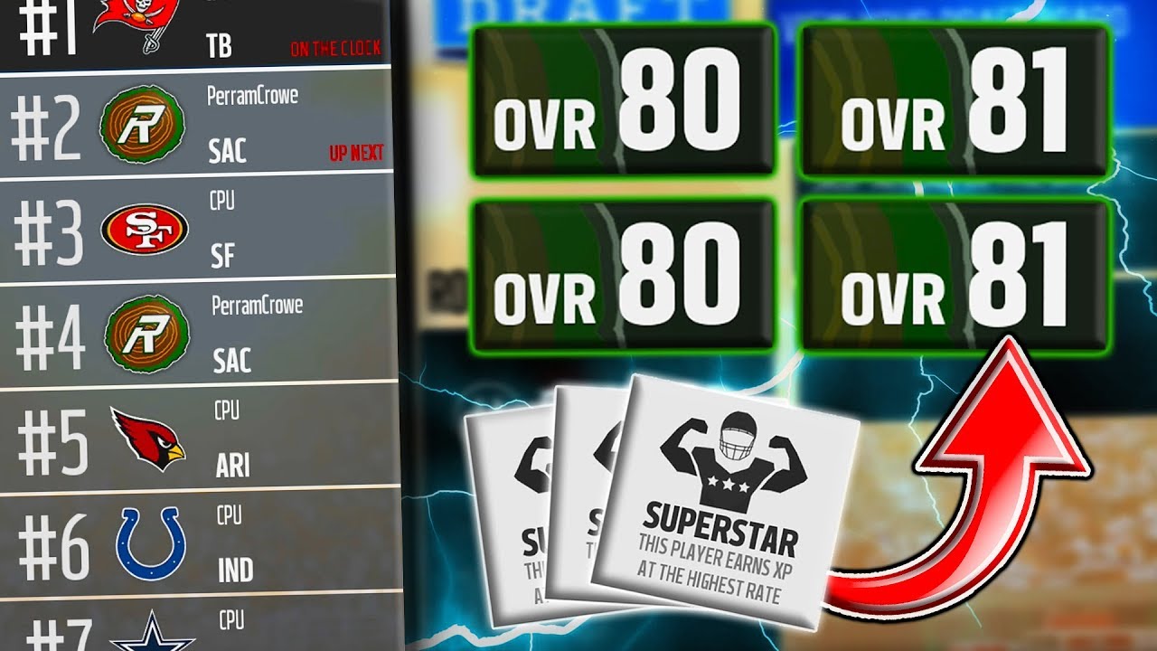 DRAFTING MULTIPLE 80+ OVERALL STUDS (Madden 18 Relo Draft Build Pt. 2)