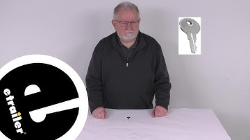 etrailer | A Closer Look at the Replacement Key for UWS Toolboxes