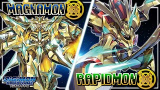 Digimon Card Game : Magnamon X (Blue) VS Rapidmon X [BT-16]