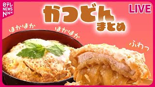 【カツ丼ライブ】俺たち家族のとんかつ物語メニューはたった一品だけ！/カツ丼に目玉焼き！？　など グルメシリーズ every.特集厳選アーカイブより（日テレNEWSLIVE）