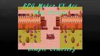 RPG Maker VX Ace map design - Simple Cemetery