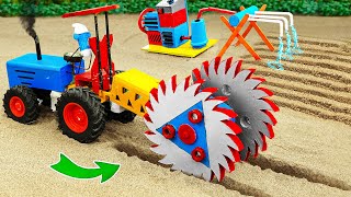 Top diy tractor mini Bulldozer making Tiller Saw Ring  diy Pump System supply Water for Farm