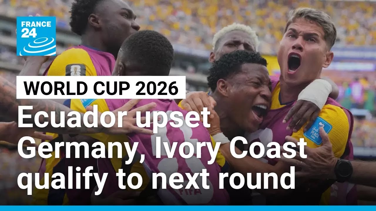 Ecuador upset Germany, Ivory Coast qualify to next round • FRANCE 24 English
