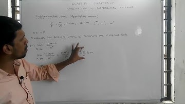 Class 12 Maths | Chapter 7 | Applications of Differential calculus | Exercise: 7.5 | Q no : 1