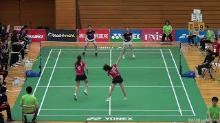曽根 夏姫／保原 彩夏(ヨネックス) vs 志田 千陽／松山 奈未(再春館製薬所) D1 準決勝【第69回全日本実業団バドミントン選手権】