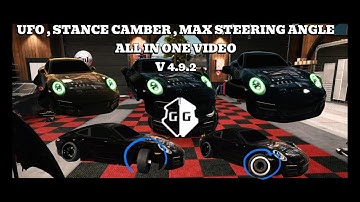 How to Make UFO Cars, Camber & 90-Degree Angle in Car Parking Multiplayer | GG v4.9.2 Tutorial
