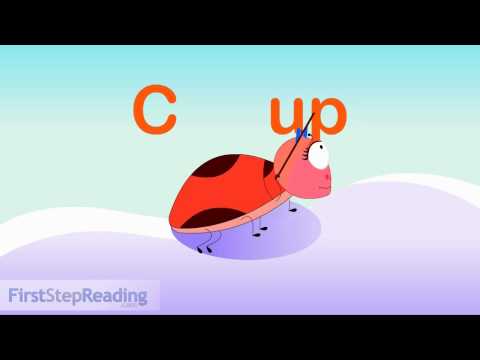 3 Letter Blending Short Vowel Words U - Beginning Readers Pre-Reader Phonics Lesson