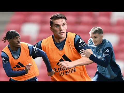 Gyokeres Odegaard Martinelli And Noni Madueke Trained Ahead Of The Tottenham Encounter 