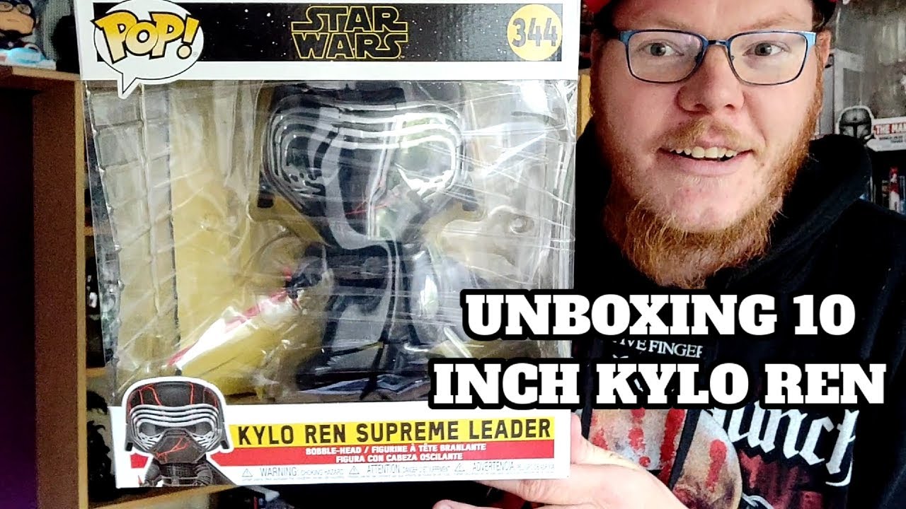 Funko Pop! Star Wars The Rise of Skywalker Kylo Ren Supreme Leader (Glow)  10 Inch Figure #344 - US