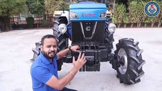 Powertrac Euro 45 Plus 4WD Tractor Features | euro 45  HP | Hindi | Powertrac Tractor Video screenshot 5