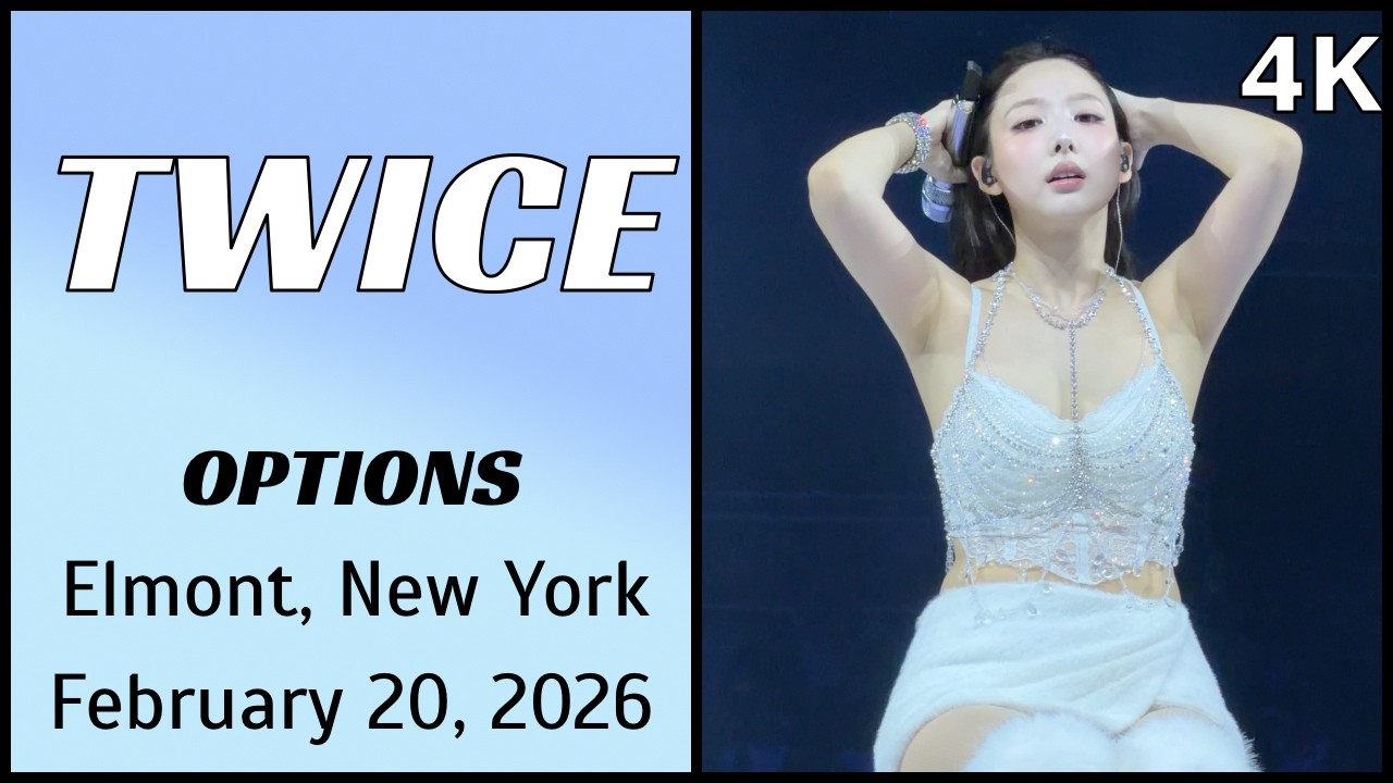 260220 트와이스 TWICE 나연 Nayeon Fancam - OPTIONS live @ UBS Arena, Elmont, NY 4K Fancam
