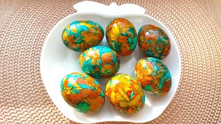 THE MOST BEAUTIFUL AND SIMPLE WAY OF PAINTING EGGS FOR EASTER!