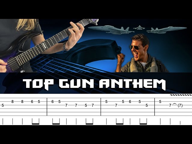 Top Gun - Top Gun Anthem (Very Easy Level, Lead Guitar) (Faltermeyer  Harold) - Guitar Tabs and Sheet Music