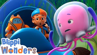 Dive into Deep Blue Fun with Blippi! | Blippi Wonders Fun Cartoons | Moonbug Kids Cartoon Adventure by Moonbug Kids - Cartoon Adventures 3,969 views 3 weeks ago 3 minutes, 19 seconds