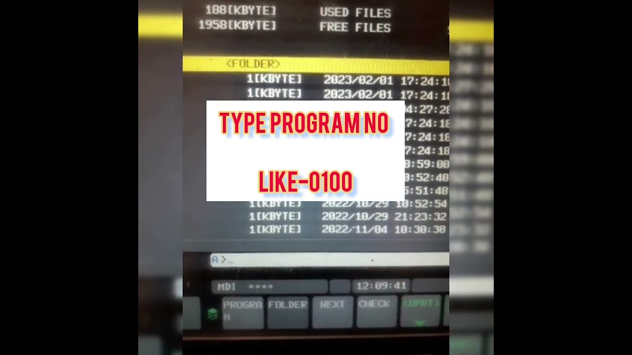 Program Transfer process in FANUC SYSTEM