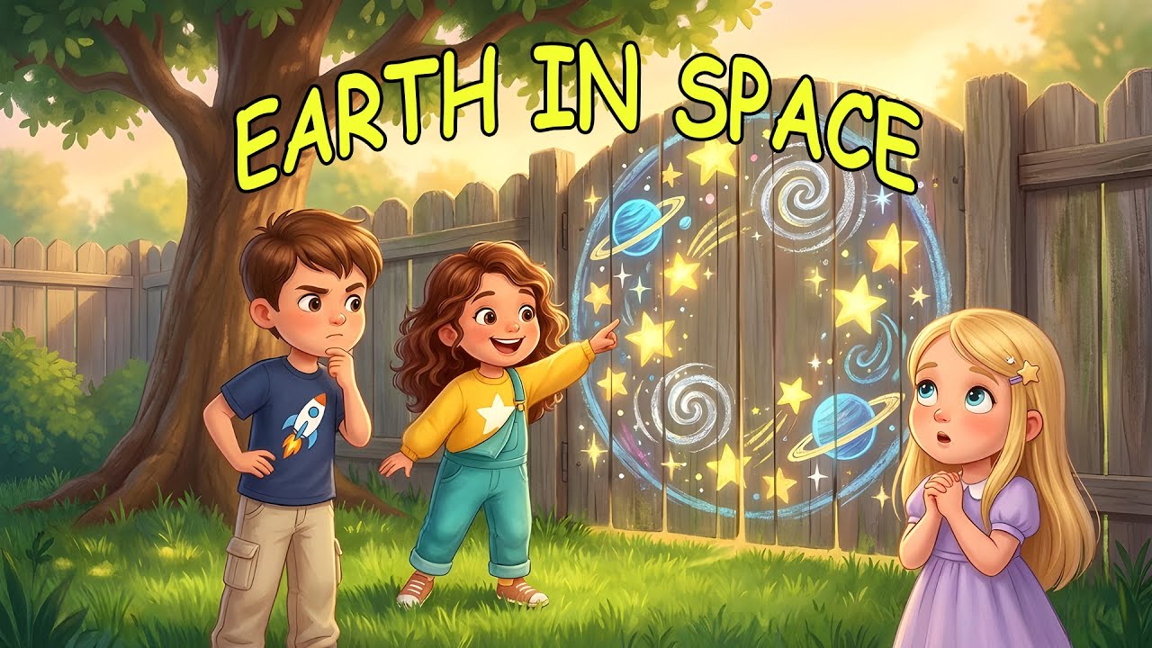 Earth in Space - Space Story for Kids