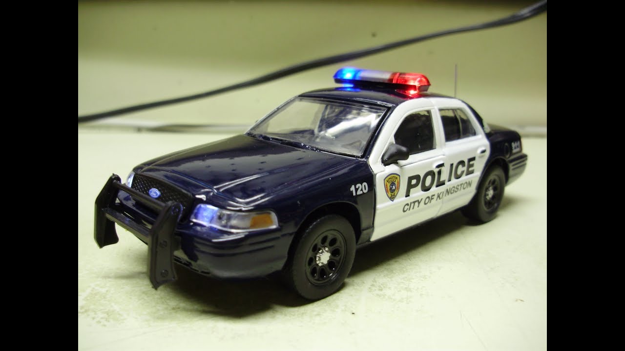 Custom JADA Hero Patrol KINGSTON NEW YORK POLICE diecast wihth working