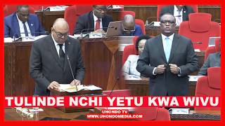 NAPE AFOKA ATEMA NYONGO BUNGENI "WASITUMIE CHANGAMOTO ZETU KUTUNYANYASA/TULINDE NCHI YETU KWA WIVU"