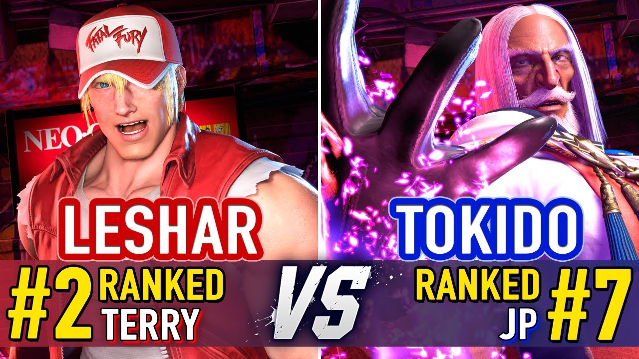 SF6 🤜 LeShar (#2 Ranked Terry) vs Tokido (#7 Ranked JP) 🤛 SF6 High Level Gameplay