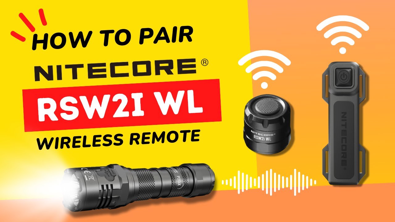 Nitecore RSW2i WL Pairing Tutorial - Wireless Remote Switch - YouTube