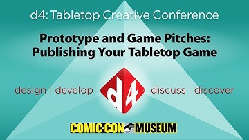 Prototype and Game Pitches: Publishing Your Tabletop Game | d4 2021