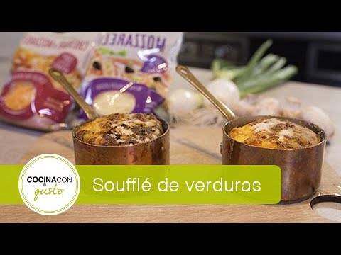 Soufflé de verduras con Arla Mozzarella Rallada y Arla Mozzarella&Cheddar Rallada