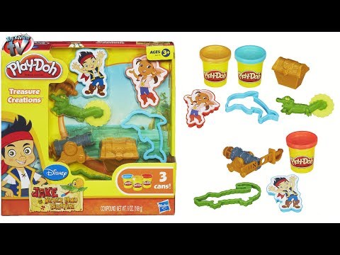 play-doh-jake-&-the-never-land-pirates:-treasure-creations-toy-review,-hasbro,-disney-junior