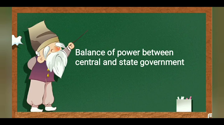 How power shared between central and state government in federalism class 10