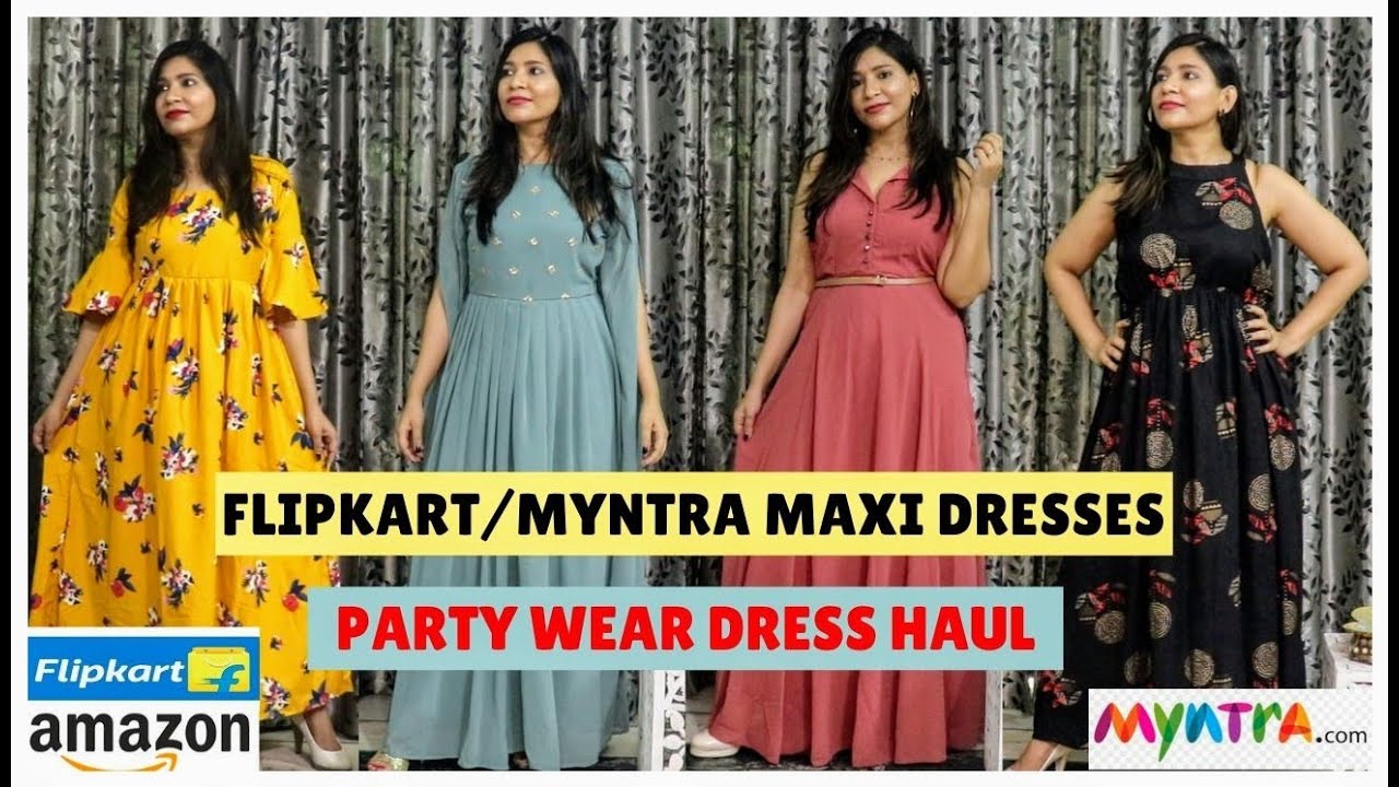 Details more than 86 party wear indian dresses myntra super hot